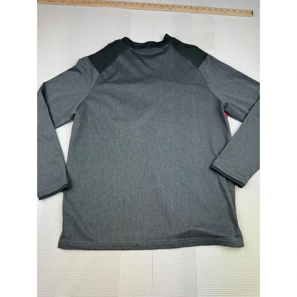 Nike Ohio State Buckeyes Dri-FIT Quarter Zip Pullover Mens XL Charcoal Grey NWT